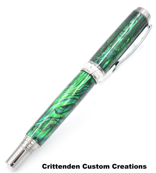 Dark Green Abalone - Jr. Aaron Rollerball