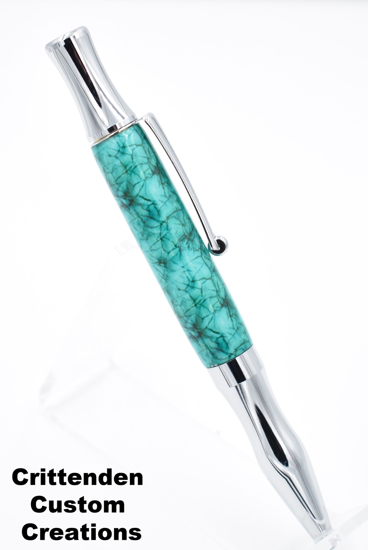 Custom Cast Faux Turquoise  - Virage Ballpoint Twist Pen