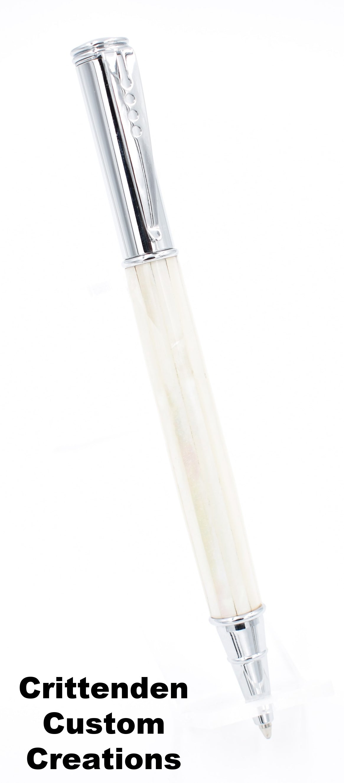 White Abalone - Tiny Giant Ballpoint Pen