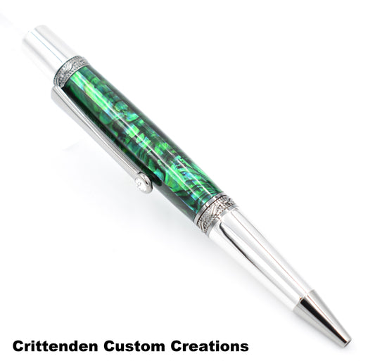 Dark Green Abalone - Sierra Majestic Ballpoint Pen
