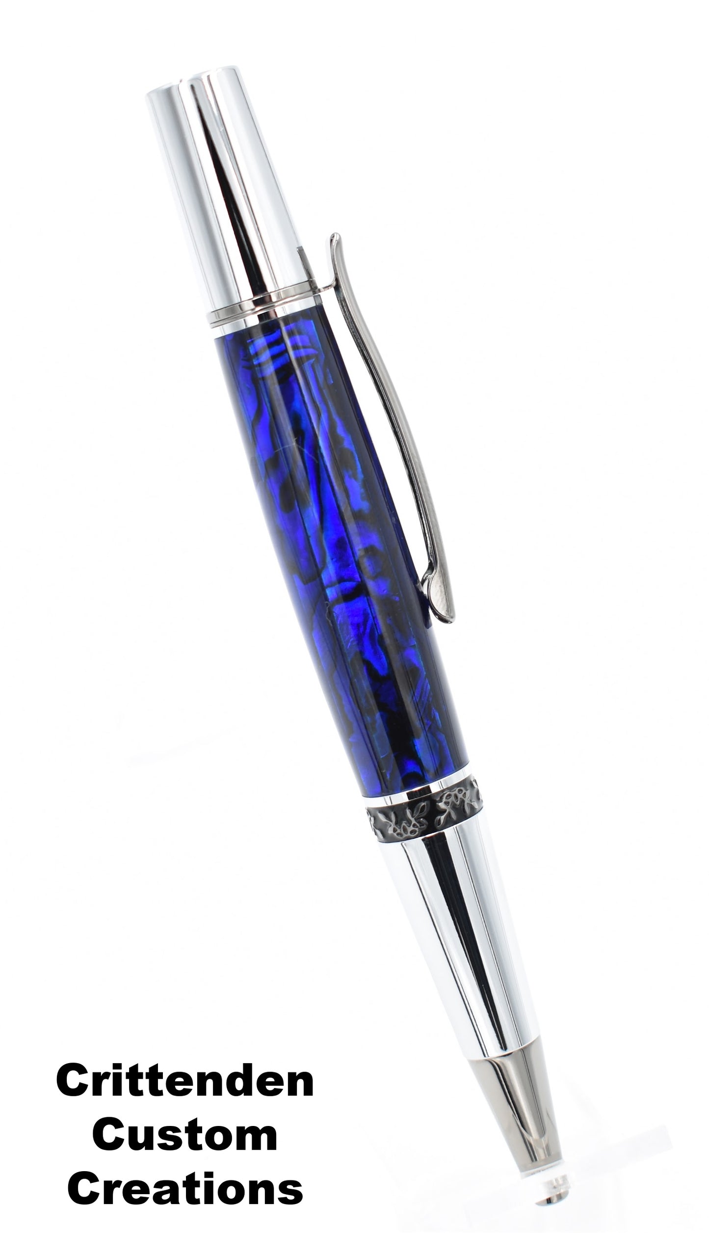 Burple (Blue-Purple) Abalone  - Aero Twist Pen