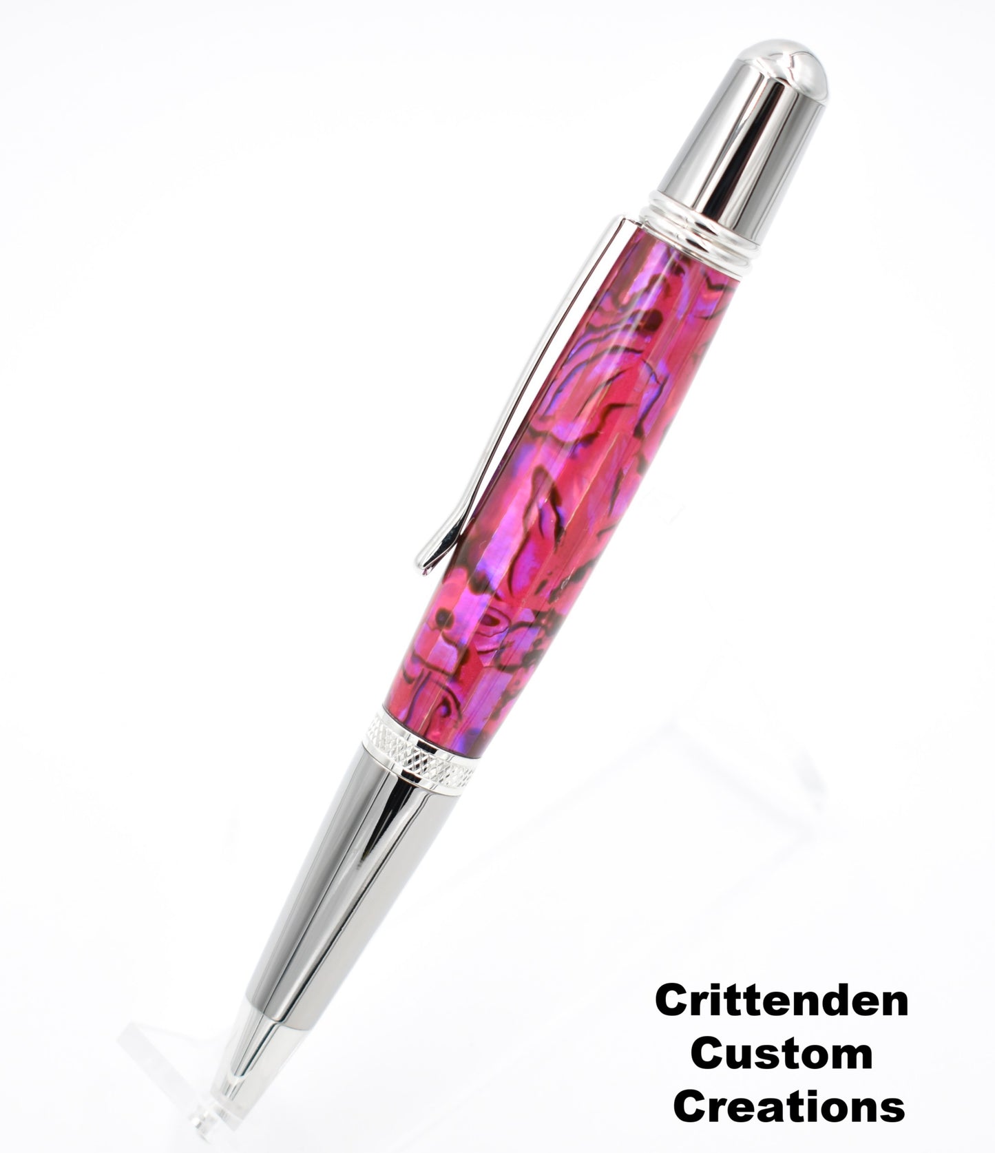Hot Pink Abalone - Sierra Twist Ballpoint Pen