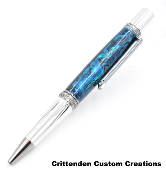 Teal Abalone - Sierra Majestic Ballpoint Pen