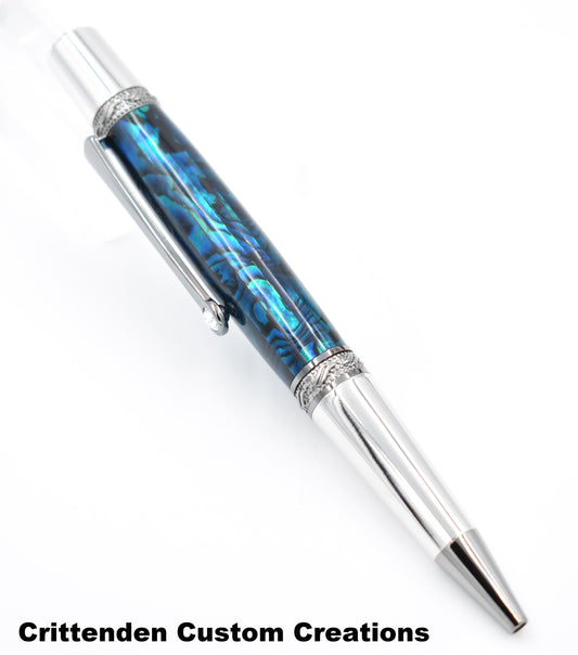 Teal Abalone - Sierra Majestic Ballpoint Pen