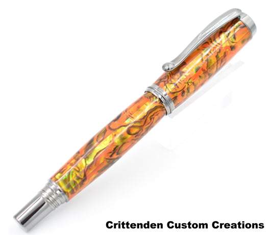 Sunset Orange Abalone - Jr. George Rollerball