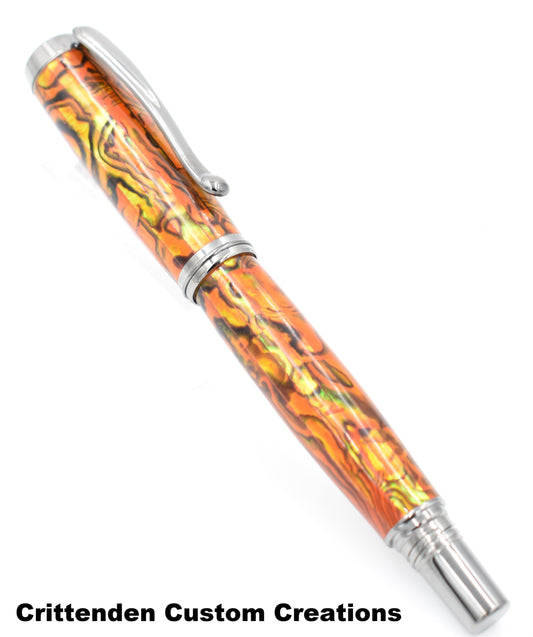 Sunset Orange Abalone - Jr. George Rollerball