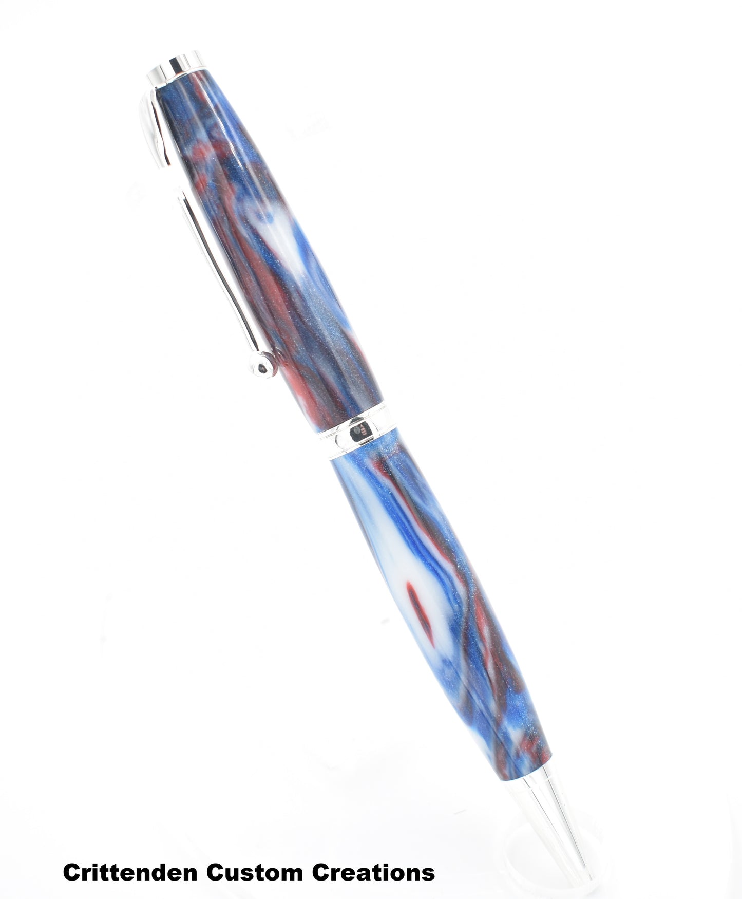 Red / White / Blue Patriotic Diamondcast - Comfort Twist Pen