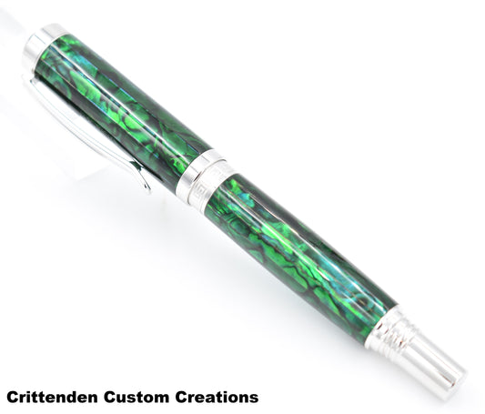 Dark Green Abalone - Jr. Citizen Rollerball