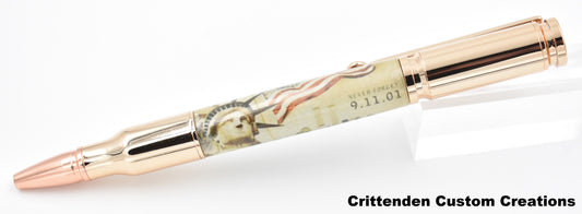 30 Caliber 9-11 Tribute Bullet Twist Pen