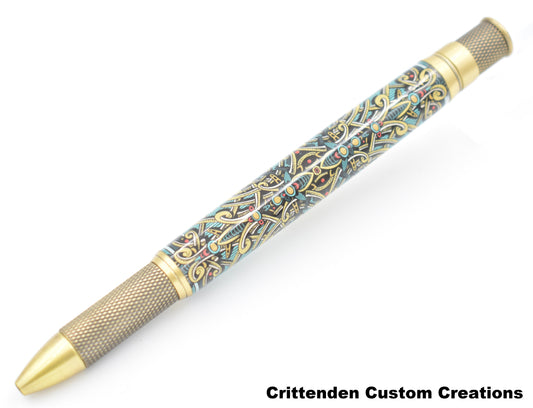 Multi-Colored "Tru-Card" - Knurl GT Pen