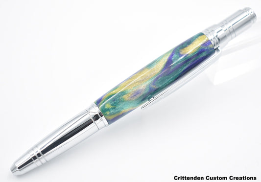 French Quarter Diamondcast Acrylic - Zephyr Twist Pen