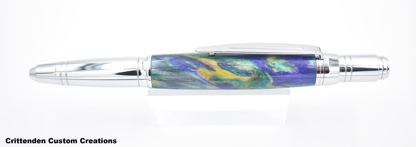 French Quarter Diamondcast Acrylic - Zephyr Twist Pen