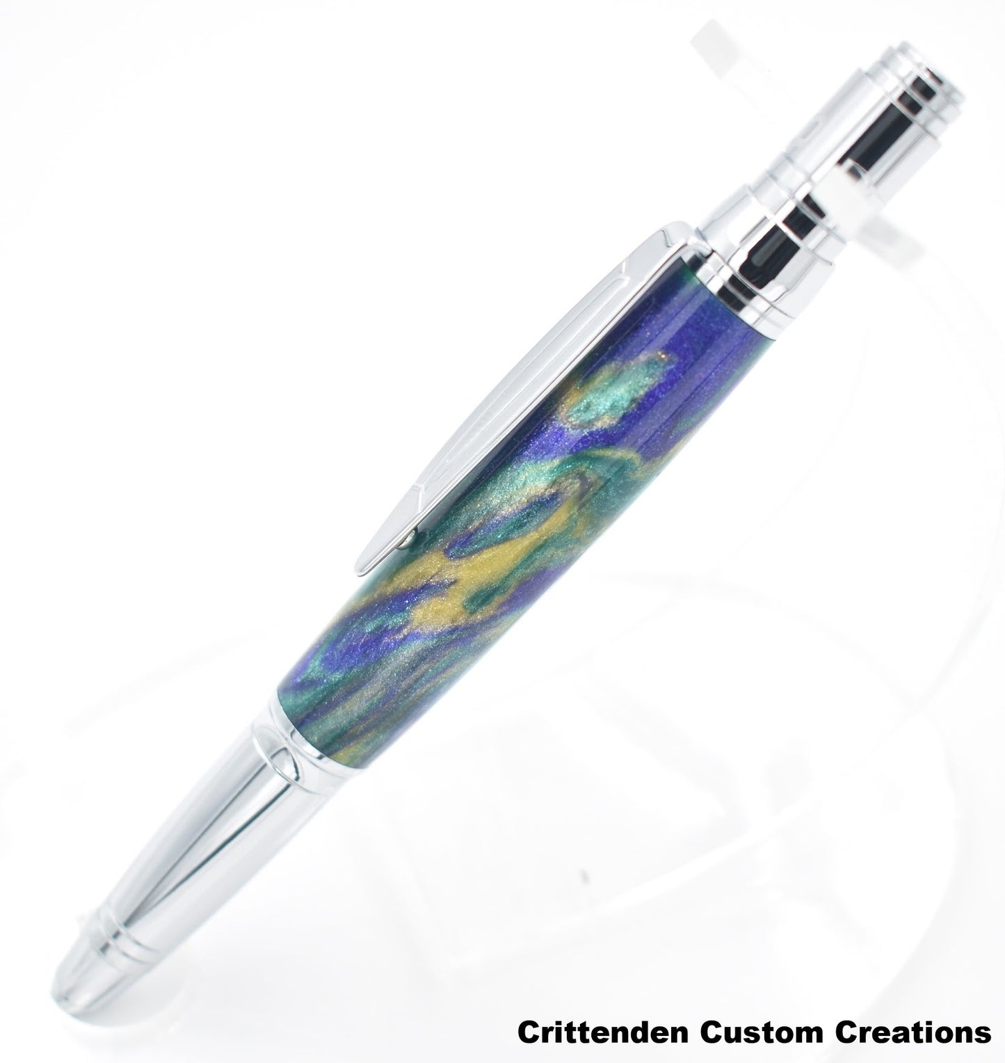 French Quarter Diamondcast Acrylic - Zephyr Twist Pen